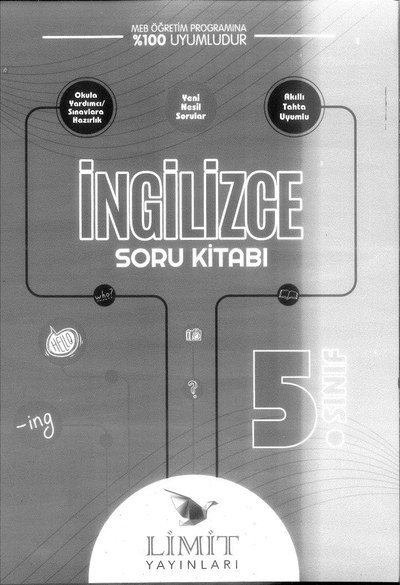 İNGİLİZCE SORU KİTABI YKS Fotokopi