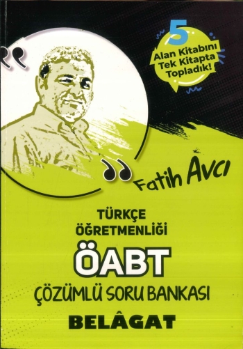 BELAGAT TAMAMI ÇÖZÜMLÜ SORU BANKASI (FATİH AVCI) YKS Fotokopi