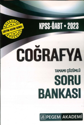 COĞRAFYA TAMAMI ÇÖZÜMLÜ SORU BANKASI YKS Fotokopi
