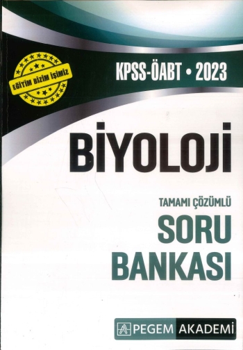 BİYOLOJİ TAMAMI ÇÖZÜMLÜ SORU BANKASI YKS Fotokopi