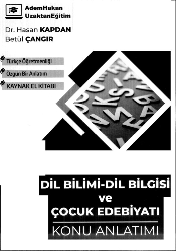 DİL BİLİMİ-DİL BİLGİSİ VE ÇOCUK EDEBİYATI KONU ANLATIMI YKS Fotokopi