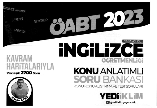 İNGİLİZCE ÖĞRETMENLİĞİ KONU ANLATIMLI SORU BANKASI YKS Fotokopi