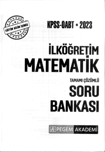 İLKÖĞRETİM MATEMATİK TAMAMI ÇÖZÜMLÜ SORU BANKASI YKS Fotokopi