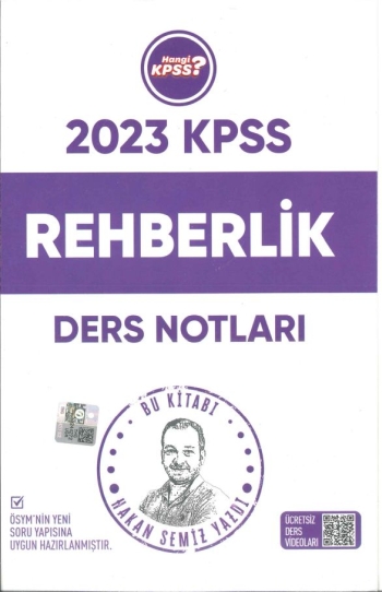 REHBERLİK DERS NOTLARI YKS Fotokopi