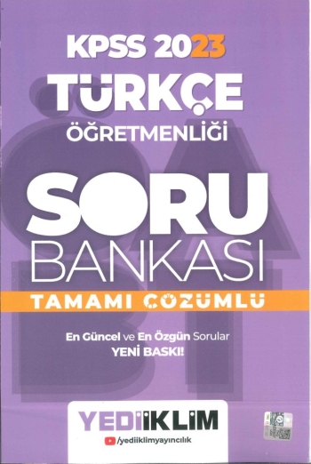 TÜRKÇE ÖĞRETMENLİĞİ TAMAMI ÇÖZÜMLÜ SORU BANKASI YKS Fotokopi