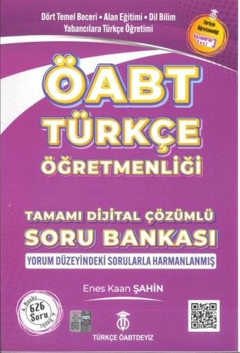DÖRT TEMEL BECERİ-ALAN EĞİTİMİ-DİL BİLİM-YABANCILARA TÜRKÇE ÖĞRETİMİ SORU BANKASI YKS Fotokopi