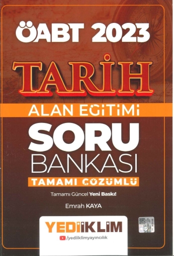 TARİH ALAN EĞİTİMİ SORU BANKASI TAMAMI ÇÖZÜMLÜ YKS Fotokopi