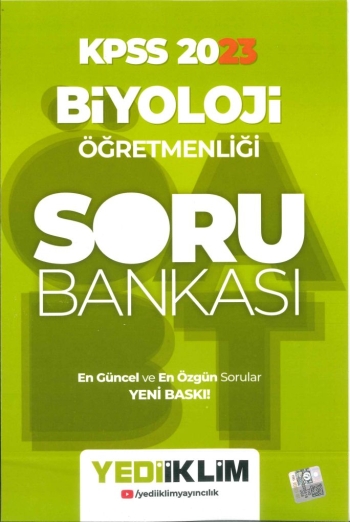 BİYOLOJİ ÖĞRETMENLİĞİ SORU BANKASI YKS Fotokopi