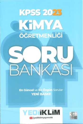KİMYA ÖĞRETMENLİĞİ SORU BANKASI YKS Fotokopi