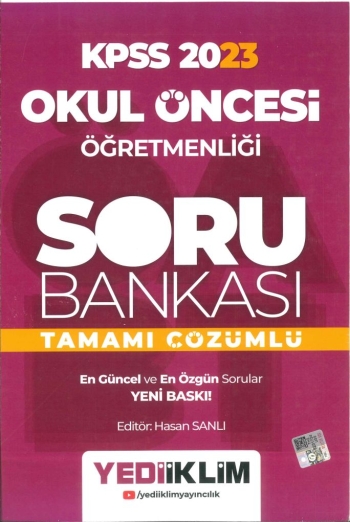 OKUKL ÖNCESİ ÖĞRETMENLİĞİ TAMAMI ÇÖZÜMLÜ SORU BANKASI YKS Fotokopi