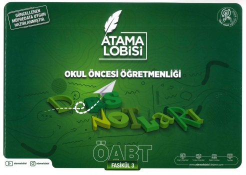 OKUL ÖNCESİ ÖĞRETMENLİĞİ DERS NOTLARI FASİKÜL 3 YKS Fotokopi