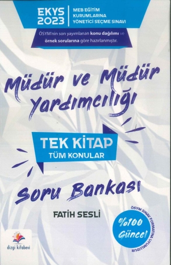 MÜDÜR VE MÜDÜR YARDIMCILIĞI TEK KİTAP SORU BANKASI TÜM KONULAR YKS Fotokopi