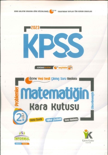 MATEMATİĞİN KARA KUTUSU (PROBLEMLER) CİLT 2 YKS Fotokopi