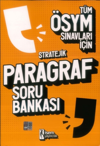STRATEJİK PARAGRAF SORU BANKASI YKS Fotokopi