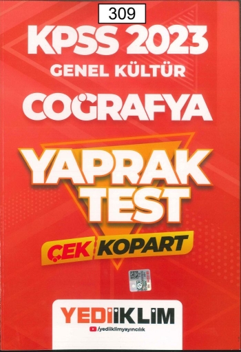 COĞRAFYA ÇEK KOPART YAPRAK TEST YKS Fotokopi
