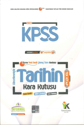 TARİHİN KARA KUTUSU (TEK KİTAP) YKS Fotokopi