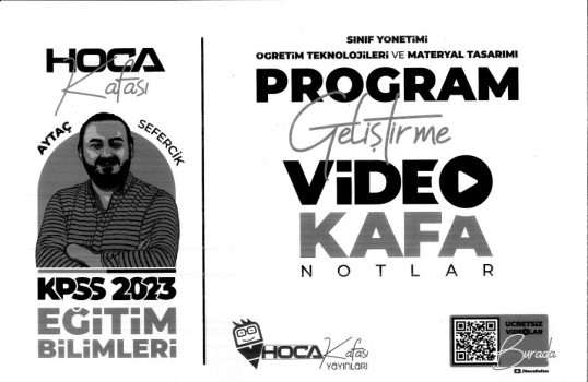 PROGRAM GELİŞTİRME VİDEO KAFA NOTLAR YKS Fotokopi