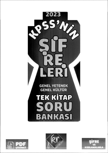 KPSS^'NİN ŞİFRELERİ TEK KİTAP SORU BANKASI YKS Fotokopi