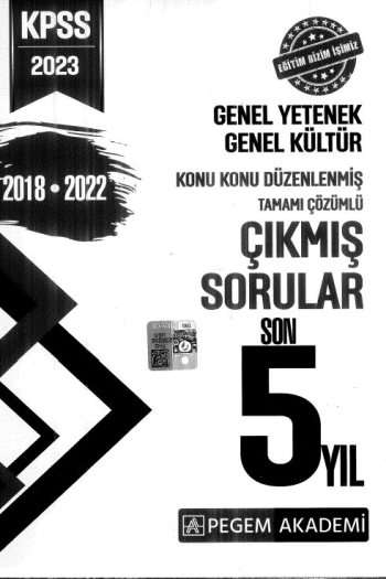 KONU KONU ÇIKMIŞ SORULAR ÇÖZÜMLĞ 2018-2022 YKS Fotokopi