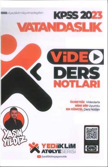 ATÖLYE SERİSİ VATANDAŞLIK VİDEO DERS NOTLARI YKS Fotokopi