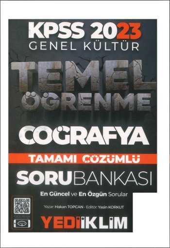 TEMEL ÖĞRENME COĞRAFYA SORU BANKASI YKS Fotokopi