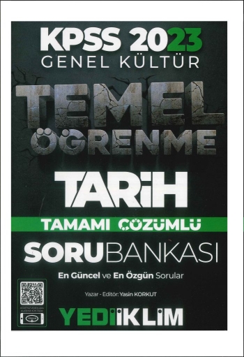 TEMEL ÖĞRENME TARİH ÇÖZÜMLÜ SORU BANKASI YKS Fotokopi