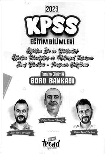 TÜM DERSLER TAMAMI ÇÖZÜMLÜ SORU BANKASI YKS Fotokopi