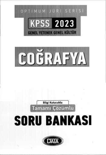 OPTİMUM JÜRİ SERİSİ COĞRAFYA ÇÖZÜMLÜ SORU BANKASI YKS Fotokopi