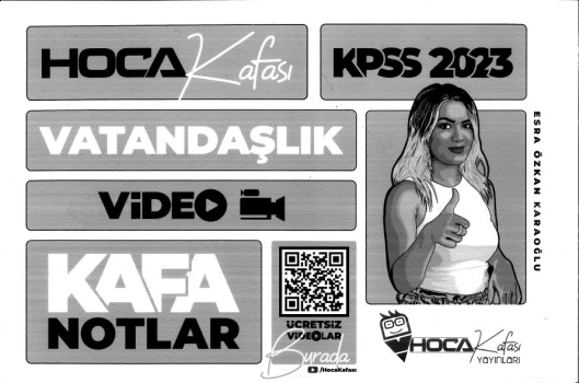 VATANDAŞLIK VİDEO KAFA NOTLAR YKS Fotokopi