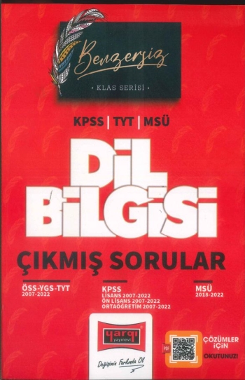 KLAS SERİSİ DİL BİLGİSİ ÇIKMIŞ SORULAR (ÖSS-YGS-TYT-KPSS-MSÜ) 2007-2022 YKS Fotokopi