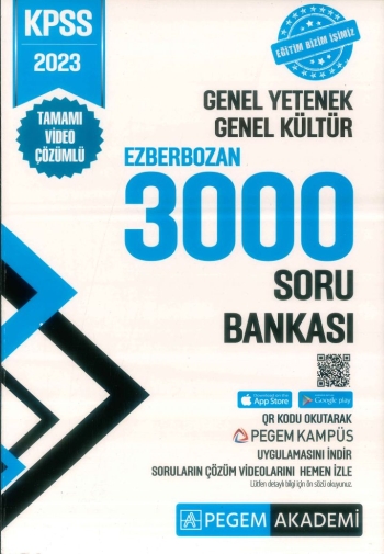 EZBERBOZAN 3000 SORU BANKASI YKS Fotokopi