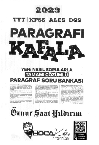 PARAGRAFI KAFALA YKS Fotokopi