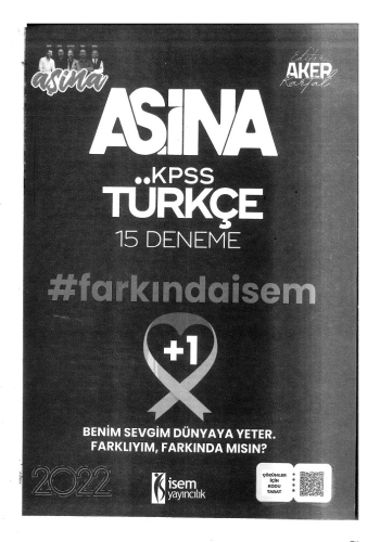 TÜRKÇE 15 DENEME FARKINDAİSEM YKS Fotokopi