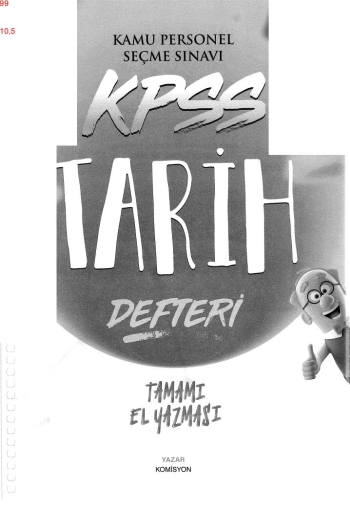 TARİH DEFTERİ TAMAMI EL YAZMASI YKS Fotokopi