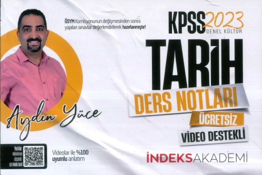 TARİH DERS NOTLARI VİDEO DESTEKLİ YKS Fotokopi