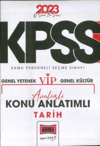 VİP ANALİZLİ TARİH KONU ANLATIMLI YKS Fotokopi