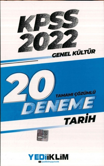 TARİH TAMAMI ÇÖZÜMLÜ 20 DENEME YKS Fotokopi