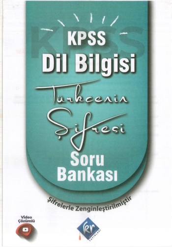 DİL BİLGİSİ TÜRKÇENİN ŞİFRESİ SORU BANKASI YKS Fotokopi