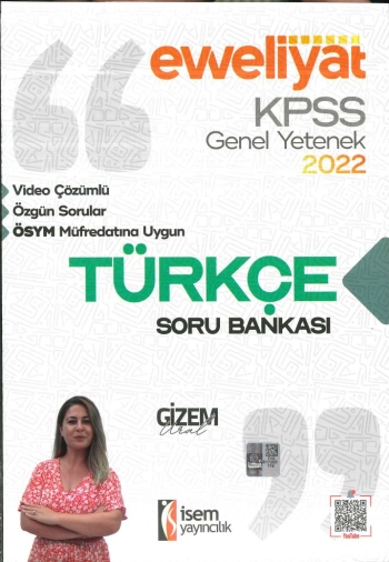 EVVELİYAT TÜRKÇE ÇÖZÜMLÜ SORU BANKASI YKS Fotokopi