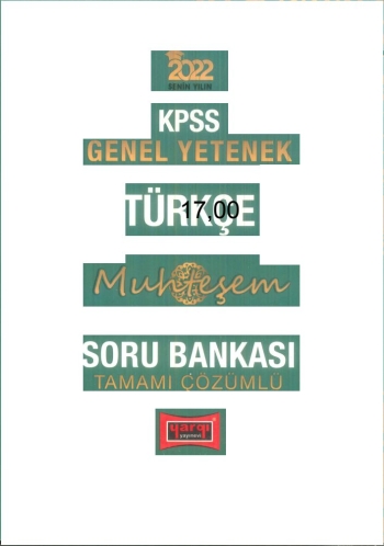 MUHTEŞEM TÜRKÇE ÇÖZÜMLÜ SORU BANKASI YKS Fotokopi