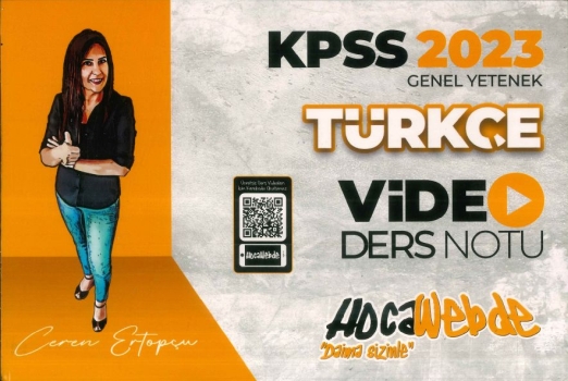 TÜRKÇE VİDEO DERS NOTU YKS Fotokopi