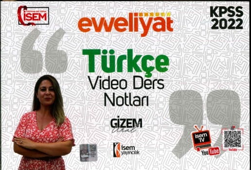 EVVELİYAT TÜRKÇE VİDEO DERS NOTLARI YKS Fotokopi