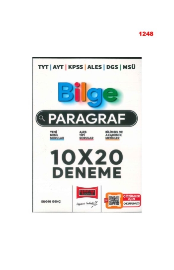 BİLGE PARAGRAF 10*20 DENEME YKS Fotokopi