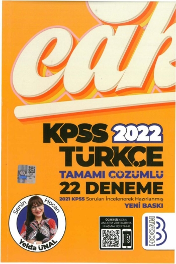 ATANACAKSIN TÜRKÇE ÇÖZÜMLÜ 22 DENEME YKS Fotokopi