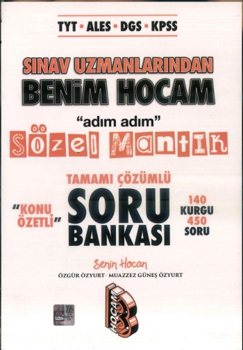 SINAV UZMANLARINDAN ADIM ADIM SÖZEL MANTIK ÇÖZÜMLÜ SORU BANKASI YKS Fotokopi