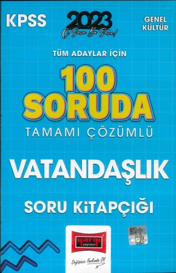 100 SORUDA TAMAMI ÇÖZÜMLÜ VATANDAŞLIK SORU KİTAPÇIĞI YKS Fotokopi
