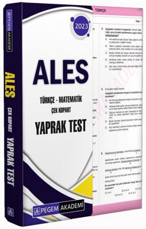 ALES Çek Kopart Yaprak Test YKS Fotokopi