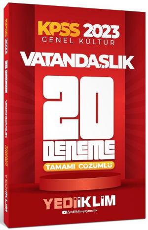 Vatandaşlık Tamamı Çözümlü 20 Deneme YKS Fotokopi