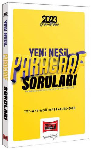 Yeni Nesil Paragraf Soruları YKS Fotokopi