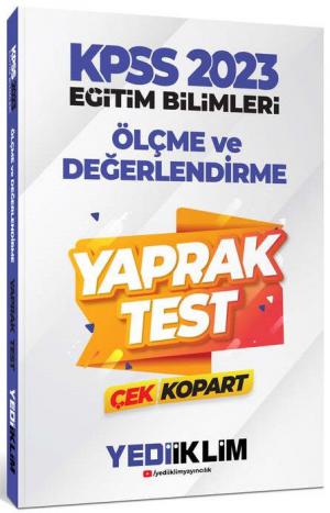Ölçme ve Değerlendirme Yaprak Test Çek Kopart YKS Fotokopi